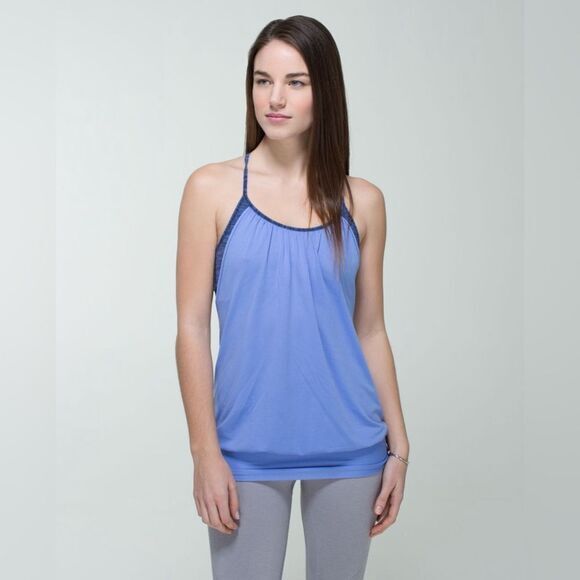 Lululemon No Limits Tank Top Lullaby /‎ Wee Are From Space Cadet Blue 6 - Picture 2 of 6
